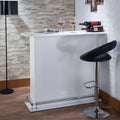 Acme 72580 Kite high glosss white finish wood bar table stand cabinet unit