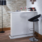 Acme 72580 Kite high glosss white finish wood bar table stand cabinet unit