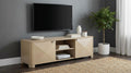 Marcelo Light Elm Wood 71" 2-Door Modern TV Stand – 736053