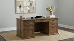 Altidore Distressed Brown 68-Inch 7-Drawer Executive Office Desk – 800795