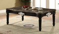 Acme 82150 Astoria grand mcclellan ernestine black finish wood marble top coffee table