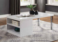 Acme 82330 Orren ellis silikou harta modern white high gloss finish coffee table