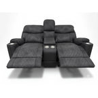 2-Piece Black High Performance Sofa Loveseat Set with Motion Recliners – 8305-2PC