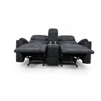 2-Piece Black High Performance Sofa Loveseat Set with Motion Recliners – 8305-2PC