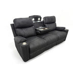 2-Piece Black High Performance Sofa Loveseat Set with Motion Recliners – 8305-2PC
