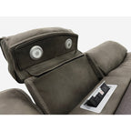 2-Piece Grey High Performance Fabric Sofa Loveseat Set with Motion Recliners – 8306-2PC