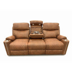 2-Piece Brown High Performance Fabric Sofa Loveseat Set with Motion Recliners – 8307-2PC