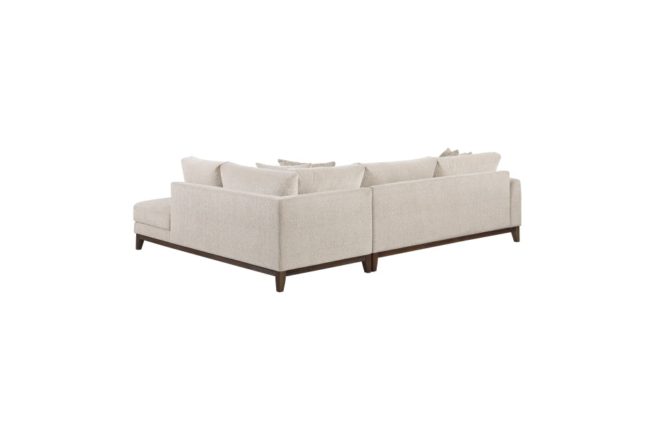 Homelegance 8312NTP-22LRC 2 pc Juniper chenille textured fabric sectional sofa set with RAF chaise