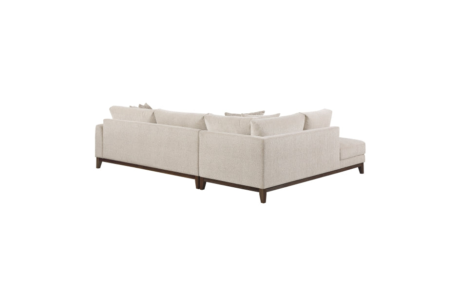 Homelegance 8312NTP-2LC2R 2 pc Juniper chenille textured fabric sectional sofa set with LAF chaise