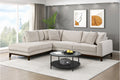 Juniper 2-Piece Chenille Sectional Sofa with LAF Chaise – 8312NTP-2LC2R