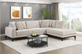 Juniper 2-Piece Chenille Sectional Sofa with RAF Chaise – 8312NTP-22LRCC