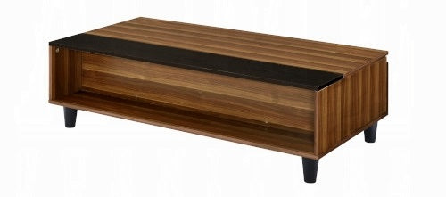 Acme 83140 Latitude run avala walnut finish wood mid century modern lift top coffee table