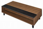Acme 83140 Latitude run avala walnut finish wood mid century modern lift top coffee table