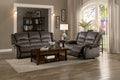 Homelegance 8329CH-SL 2 pc Jarita chocolate microfiber fabric sofa and love seat set recliner ends