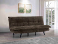 Ophelia 76" Dark Brown Corduroy Click Clack Folding Futon Sofa Bed Lounge - 8366