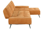 Homelegance Pleasure Orange Chenille Sectional Sofa – 8400RNG-22LRC