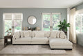 Homelegance Traverse Beige Corduroy Modular Sectional Sofa with Ottoman – 8555BE*4OT