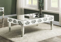 Acme 88055 Rosdorf park lippa Noralie mirrored faux diamond glass top coffee table