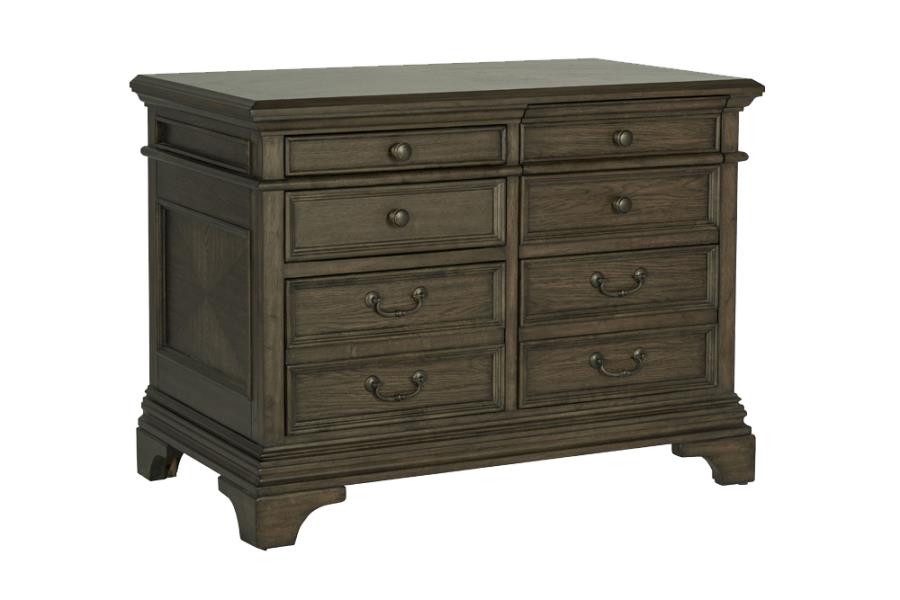 Coaster 881284 Canora grey parthenia Hartshill burnished oak finish wood grand style lateral file cabinet for your home or office