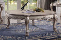 Acme 88170 Rosdorf park caiden dresden II vintage bone finish wood carved accents coffee table
