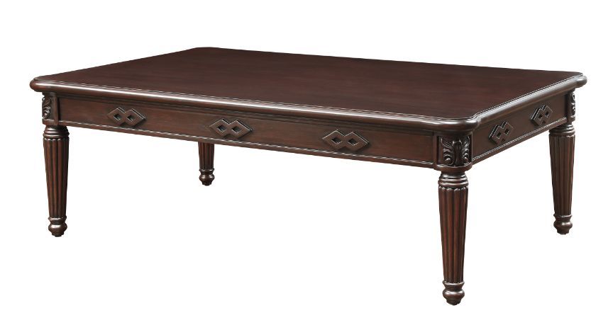 Acme 88265 Astoria Grand Chateau de ville espresso finish wood oversized coffee table