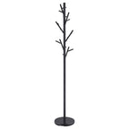 Coaster 900897 Red barrel studio fitzgibbons black metal frame and black base coat rack stand randomized hooks