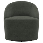 Coaster 903075  Leon hunter green fabric seating swivel accent chair