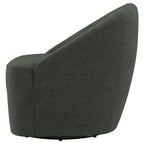 Coaster 903075  Leon hunter green fabric seating swivel accent chair