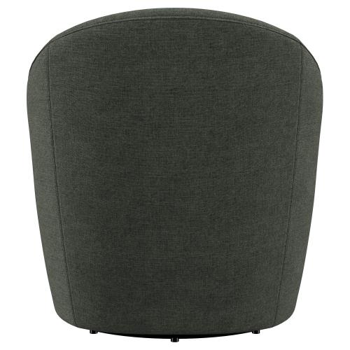 Coaster 903075  Leon hunter green fabric seating swivel accent chair