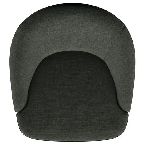 Coaster 903075  Leon hunter green fabric seating swivel accent chair