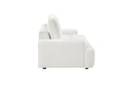 Homelegance 9126BEG-SL 2 pc Brera beige chenille fabric sofa and love seat set with tufted seat cushions