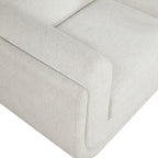 Nimbus Beige Chenille Sofa and Love Seat Set with Rounded Arms – 9188NBE-2PC