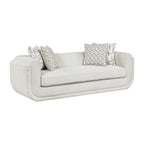 Nimbus Beige Chenille Sofa and Love Seat Set with Rounded Arms – 9188NBE-2PC