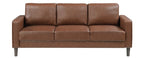 Homelegance Malcolm 2-Piece Chocolate Faux Leather Sofa & Love Seat Set – 9203CHC-SL