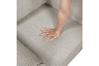 Homelegance Lemond Grey Chenille Sofa and Love Seat Set with Rounded Arms – 9214NPG-2PC