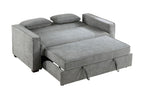 Homelegance 9238GY-3CL 2 pc Phelps grasy textured fabric folding sofa with sleep area