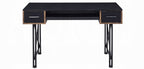 Acme 92799 Mercer 41 ballesteros settea black wood and black metal frame desk