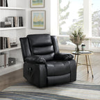 Homelegance 9423BLK-1LT Carson black faux leather power motion power lift recliner chair