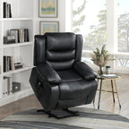 Homelegance 9423BLK-1LT Carson black faux leather power motion power lift recliner chair