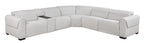McPherson Cloud Chenille 6-Pc Modular Power Reclining Sectional with Power Headrest – 9455CLD-6LRRRPWH