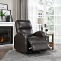 Homelegance 9478BRW-1PW Wiley brown faux leather power motion recliner chair