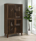 Coaster Elouise Dark Pine Tall Accent Display Cabinet – 950335