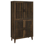 Coaster Elouise Dark Pine Tall Accent Display Cabinet – 950335