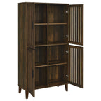 Coaster Elouise Dark Pine Tall Accent Display Cabinet – 950335
