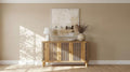 Coaster Ervine Natural Finish Rope Panel Accent Cabinet Sideboard – 950460