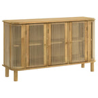 Coaster Ervine Natural Finish Rope Panel Accent Cabinet Sideboard – 950460
