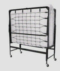 Hollywood Bedframe 950 48" poly 48" x 72" roll away fold up guest bed with 4" foam mattress