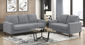 Hollarman Dark Gray Corduroy Sofa & Love Seat Set – 9520GRY-SL