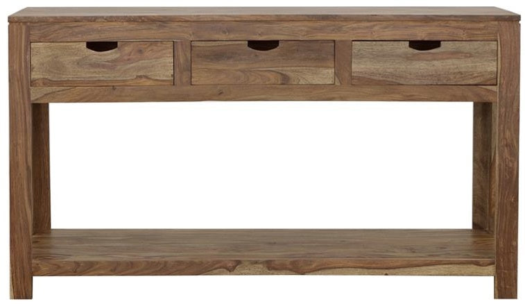 Coaster 952853 Foundry select janine natural brown finish wood console entry table