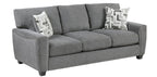 Silverton Grey Chenille Sofa & Love Seat Set – 9538DGY-SL